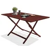 Image de Table de Jardin Pliante "Marius" 140cm Rouge Carmin