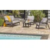 Image de Salon de jardin anthracite 5 places Ibiza