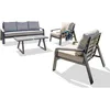Image de Salon Bas Jardin Ibiza 5 Places Gris Anthracite