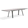 Image de Table de Jardin Extensible en Céramique "Stockholm" 200-300cm Gris Anthracite