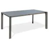 Image de Table de Jardin en Verre "Honfleur" 180-250cm Gris Anthracite