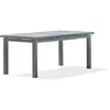 Image de Table Jardin Venise 250x95cm Aluminium+céramique Gris Anthracite