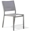 Image de Chaise dcb garden en aluminium empilable non pliable exterieur H. 84 cm gris