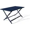 Image de Table Jardin Pliante Marius 140x80cm Bleu Nuit
