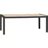 Image de Table Jardin Venise 195x90cm Aluminium+céramique Gris Anthracite