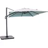 Image de Parasol Déporté Sevilla 25x25m Gris Anthracite+toile Gris