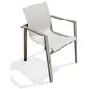 Image de Fauteuil de jardin Miami-ft-kaki en aluminium vert, L 58 x l 58 x H 84 cm