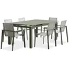 Image de Table a manger extensible sans tiroir dcb garden en metal 6 personnes 180 x 100 cm