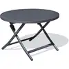 Image de Table Jardin Pliante Marius à110cm Gris Anthracite