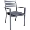 Image de Fauteuil de Jardin Empilable "Pelosa" 85cm Gris Anthracite