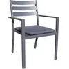 Image de Fauteuil Jardin Empilable Pelosa Gris Anthracite