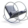 Image de Rocking Chair Jardin Caprera En Textilène+inox Gris
