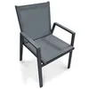 Image de Fauteuil de Jardin Empilable "Floride" 86cm Gris Anthracite