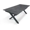 Image de Table De Jardin Plateau En Céramique-anthracite