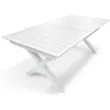 Image de Table De Jardin Floride 180/240x100cm - Blanc