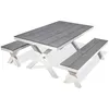Image de Table De Jardin Annecy 175x100cm - Blanche