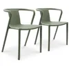 Image de Lot Composé De 2 Fauteuils De Jardin - City Garden - Diego-Ft - Olive - Empilables