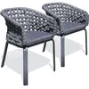 Image de Jardin En Corde Tissée Et Aluminium-anthracite