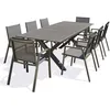 Image de 1 Table Jardin Floride 240x100cm + 8 Fauteuils Quartz