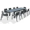 Image de 1 Table Jardin Miami 300x100cm+10 Fauteuils Alu