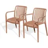 Image de Lot de 2 fauteuils de jardin CITY GARDEN TiagoFT Empilable Terracotta