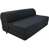 Image de NO NAME - Chauffeuse double unie en coton Noir