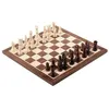 Image de Echiquier : Jeu D'Echecs Complet Noyer et Erable - 30cm