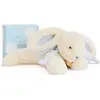 Image de Doudou et Compagnie Lapin en peluche rempli de riz (10 cm)