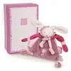 Image de Attache-sucette velcro - Cerise le lapin Doudou et Compagnie 17cm