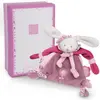Image de Doudou et Compagnie Cerise Lapin avec attache-sucette (20.50 cm)