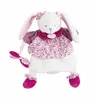 Image de Doudou marionnette lapin cerise - doudou et compagnie