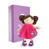 Image de Peluche demoiselle doudou pretty lollipop 28 cm - doudou et compagnie