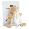 Image de Doudou attache-sucette Doudou et Compagnie Ours petit roi