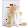 Image de Doudou et Compagnie, Doudou, Petit Prince Ourson Doudou avec tétine 15cm (17.60 x 12 cm)