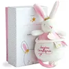 Image de Animal en peluche Doudou et Compagnie Boîte à musique Lapin étoile