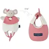 Image de Doudou amusette - Souris Rose et blanc Doudou et Compagnie - Paris