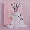 Image de Doudou et Compagnie, Doudou, Happy Blush, Lapin Doudou 17cm (17 x 15.50 cm)