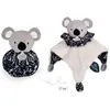 Image de Doudou boule 3 en 1 - Koala noir et blanc Doudou et Compagnie - Paris