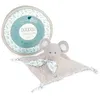 Image de Doudou plat en coton Bio - Souris grise Gris Doudou et Compagnie - Paris