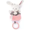 Image de Doudou et Compagnie, Boîte à musique, Boîte à musique Lapin 20cm
