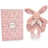 Image de Doudou et Compagnie Lapin en peluche, rose 29cm (30 cm)