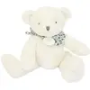 Image de Doudou et Compagnie Ours, blanc 25cm (23 cm)