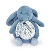 Image de Veilleuse musicale lapin doudou - Bleu - DOUDOU ET COMPAGNIE