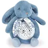 Image de Doudou et Compagnie, Veilleuse, Veilleuse Etoiles & Musique, Lapin bleu 19cm