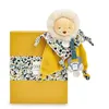Image de Peluche Doudou et Compagnie Boh'aime Lion avec attache sucette