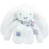 Image de Doudou et Compagnie Fleurette Hase weiss 25cm (25 cm)