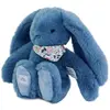 Image de Doudou et Compagnie Fleurette Hase blau 25cm (25 cm)