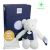 Image de Peluche ours luminescent avec mouchoir 28 cm - Clair de Lune