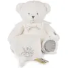 Image de Doudou et Compagnie, Doudou, Bär mit Schmusetuch silber 30cm (30 x 23 cm)