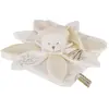 Image de Doudou et Compagnie, Doudou, Schmusetuch Bär Blüte gold 25cm